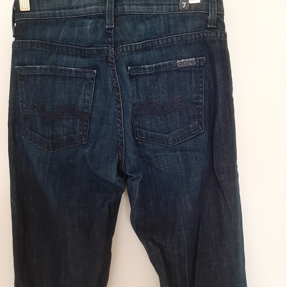 7 for all mankind high waist bootcut skinny jeans - Picture 4 of 10